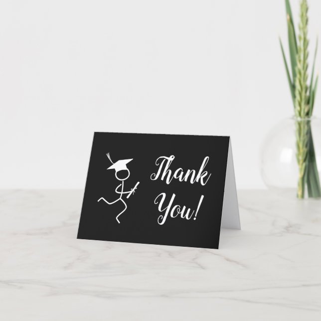 Remerciements Graduation Runner © Running Grad Carte de remercie (Devant)