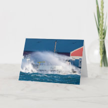 Guemes Ferry Wave Guemes Island Carte de remerciem