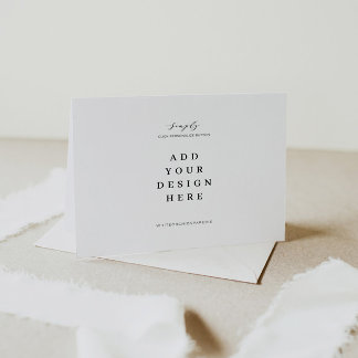 Remerciements Impression de carte de remerciement pliée 7"x5"