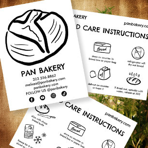 Remerciements Instructions de la carte de soins BREAD pour la ca