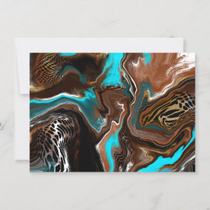 Remerciements Jolie carte d'art Abstraite