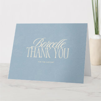 Remerciements Jolie carte de remerciement