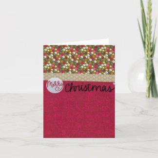 Remerciements Joyeuse carte blanche de Noël 4 po x 5,6 po