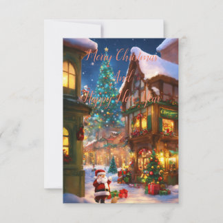 Remerciements Joyeux Noël et bonne carte de nouvelle année