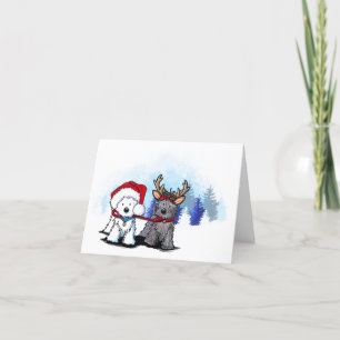 Remerciements KiniArt Walking Buddies Carte de Noël
