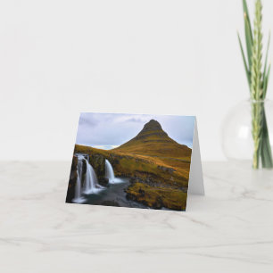 Remerciements Kirkjufell, Islande carte de remerciements.