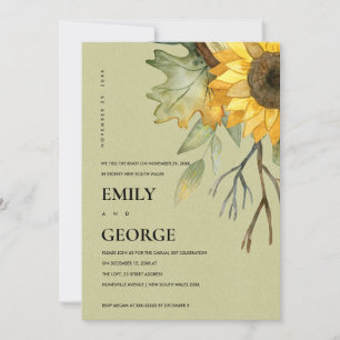 REMERCIEMENTS KRAFT SUNFLOWER FLORAL NOUS AVONS LIÉ LA CARTE DE 