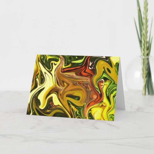 Remerciements La carte couleur de la note d'automne (Devant)