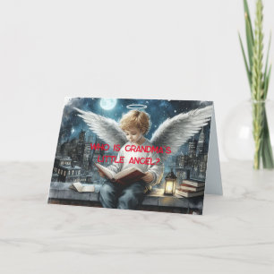 REMERCIEMENTS LA CARTE D'ANGE ANGEL GRANDSON DE GRANDMA