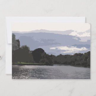Remerciements La carte de vœux vierge de la Tamise à Staines