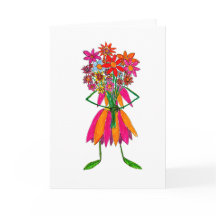 La marguerite peut masquer la carte de voeux