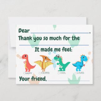Remerciements Les enfants remplissent une carte de remerciement