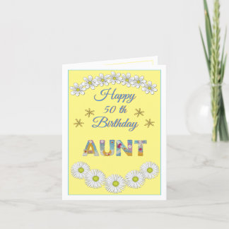 Remerciements Lettre de fleurs Tante Carte d'anniversaire person
