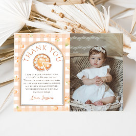 Remerciements Little Cutie Pie Anniversaire Photo Carte de remer