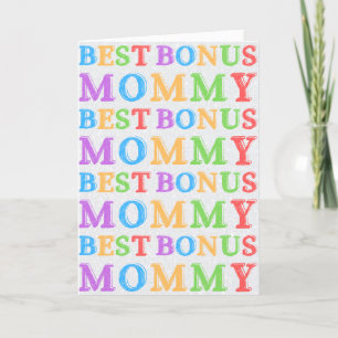 Remerciements Meilleur Bonus Carte de Fête de maman de maman
