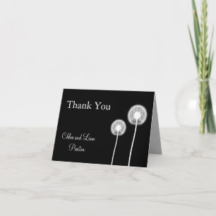Remerciements Meilleurs vœux ! Carte de remerciement de mariage