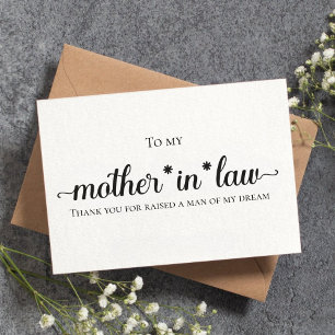 Remerciements Mère personnalisée en droit de la Carte Cadeau Mar