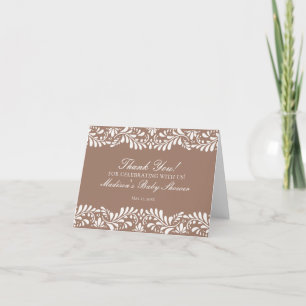 Remerciements Mocha Brown Talavera Carrelage Fiesta Carte de rem