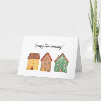 Remerciements Nouvelle maison Happy Housiversary Carte de remerc
