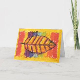 Remerciements Œuvre d'art des enfants de l'IRW - Carte de remerc