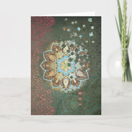 Remerciements Oriental Glow III - Carte de voeux