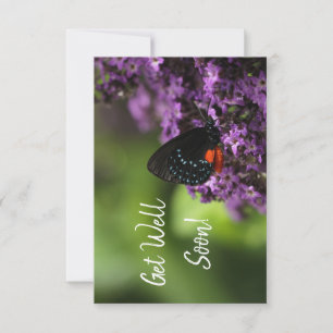 Remerciements Papillon floral obtenir carte de bien