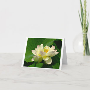 Remerciements Petite carte de voeux pliée de 4 po x 5,6 po