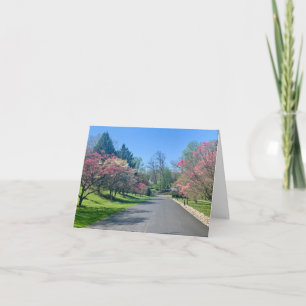 Remerciements Petite carte de voeux pliée de 4 po x 5,6 po