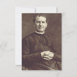 Remerciements Saint Jean Bosco Professeur de Charité Carte de Pr