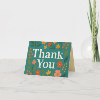 Remerciements Salutations - Radiant Gold Burst Carte de remercie