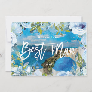 Remerciements Santorin, seras-tu mon témoin ? carte de demande e