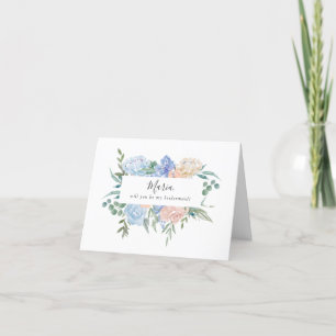 Remerciements Serez-Vous Ma Femme D'Accueil Carte de remerciemen