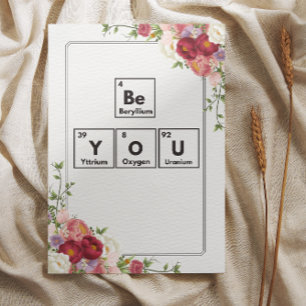 Remerciements Soyez votre carte de table périodique