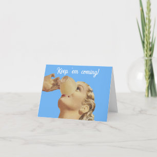 Remerciements Style vintage Carte de voeux Encouragement