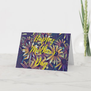 Remerciements Sunflowers Bonne carte de fête des mères