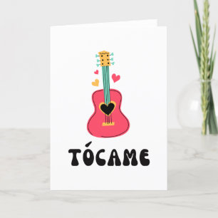 Remerciements Tócome, Pun Musical Espagnol, Carte de Voeux