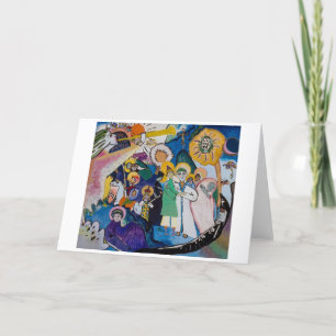 Remerciements Tous les Saints Jour I   Kandinsky   Carte de vœux