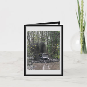 Remerciements Trail Riding 9 Carte de voeux vierge