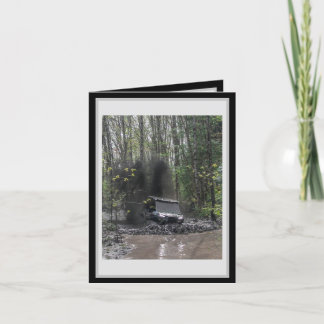 Remerciements Trail Riding 9 Carte de voeux vierge