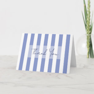 Remerciements Une carte de remerciement aquarelle myrtille douce
