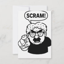 Une carte de voeux américaine moche - SCRAM!