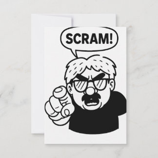 Remerciements Une carte de voeux américaine moche - SCRAM!