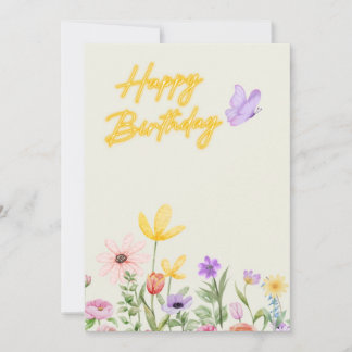 Remerciements Une carte de vœux d'anniversaire pour réchauffer l