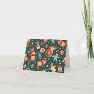Remerciements une carte de voeux de Noël chaleureuse et conforta