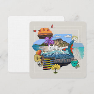 Remerciements Venezuela ✨ carte de voeux de la terre magique