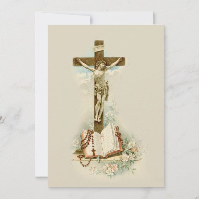 Remerciements Votre carte sainte croisée de St Francis de Sales (Devant)