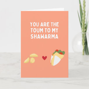 Remerciements Vous Êtes Le Toum De Ma Carte Shawarma