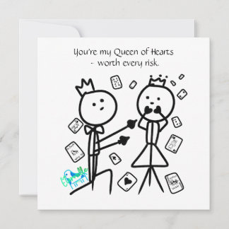Remerciements Vous êtes ma carte de la Reine de Cœur