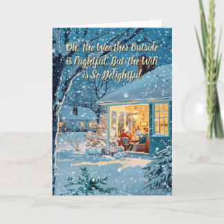 Remerciements WiFi est si délicieux - Drôle carte de Noël