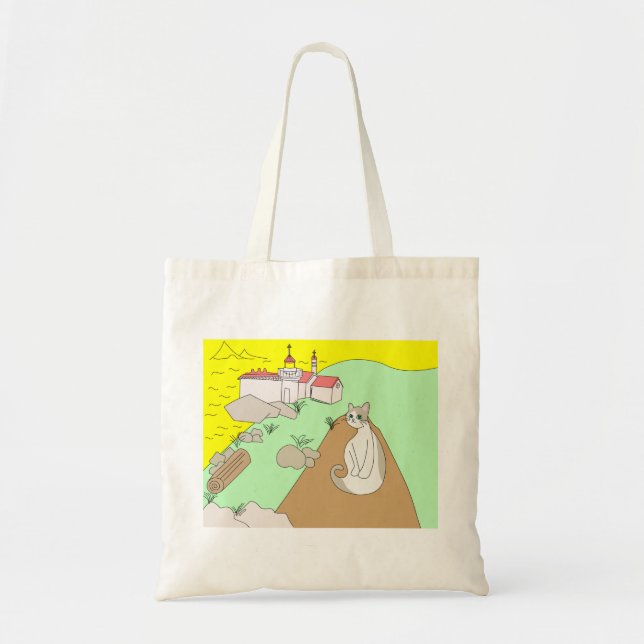 Remi besichtigt Discovery Park Tote Bag Tragetasche (Vorne)